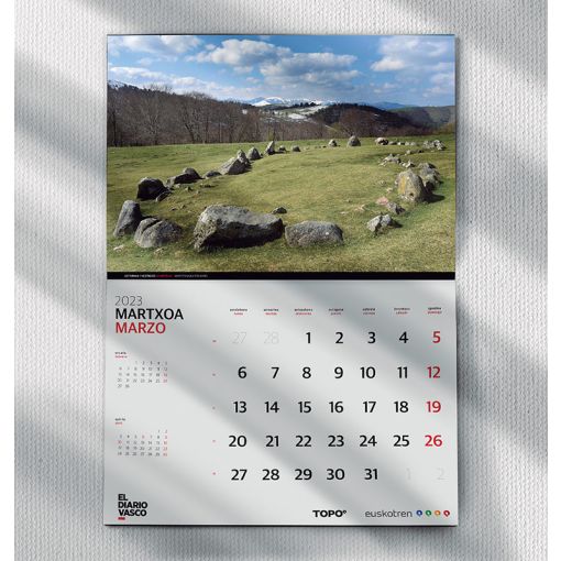 Calendario de Gipuzkoa 2023