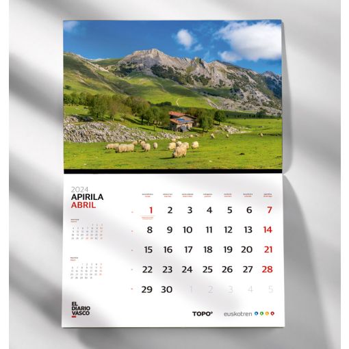Calendario de Gipuzkoa 2024